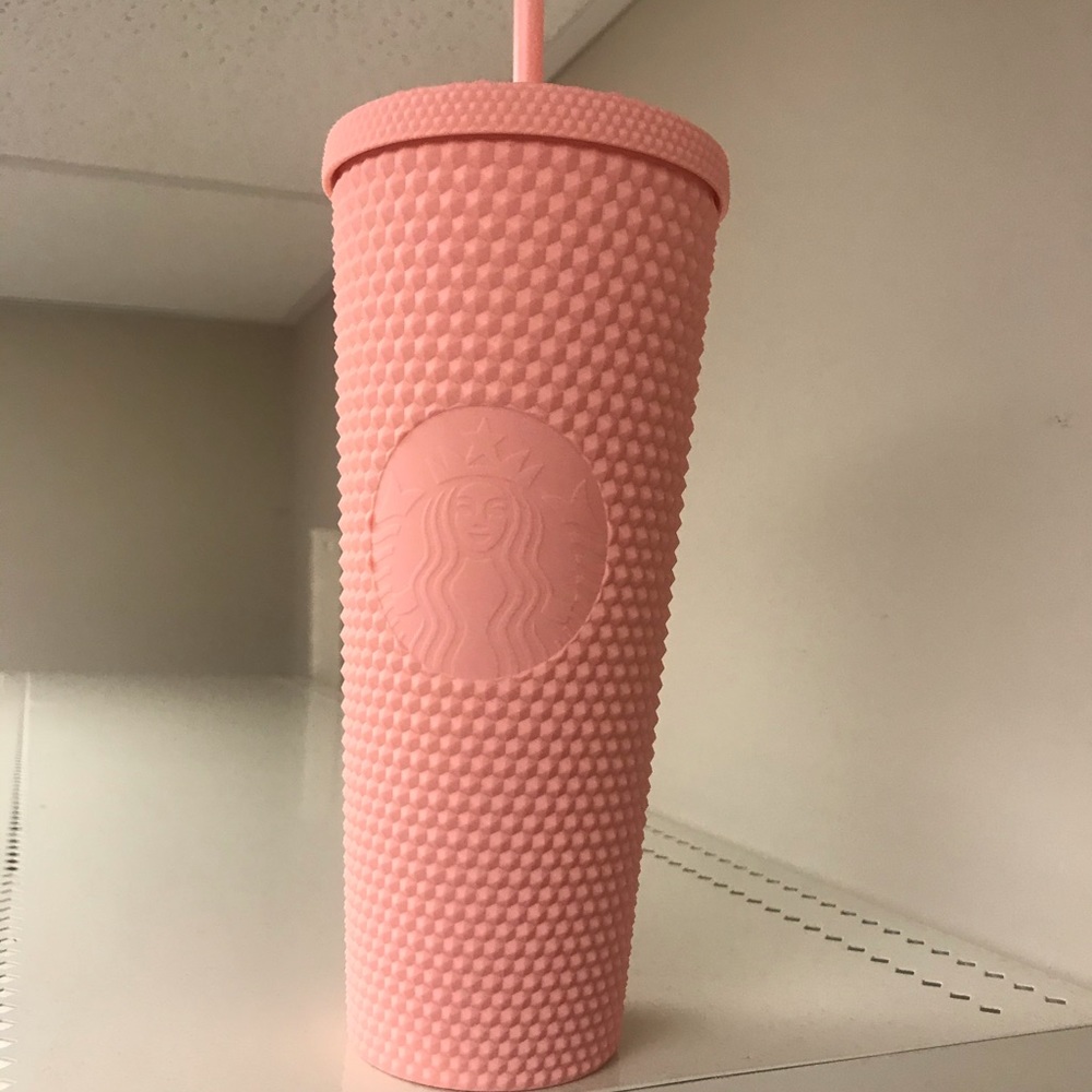 New spring matte pink venti cold cup.